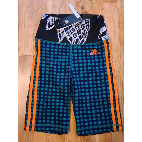 New Adidas x FARM Rio Bike Shorts Size XS - Picture 14 of 15